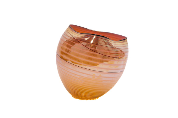 Dale Chihuly Coral Basket Signed 1998 Portland Press Handblown Glass