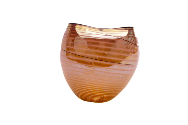 Dale Chihuly Coral Basket Signed 1998 Portland Press Handblown Glass