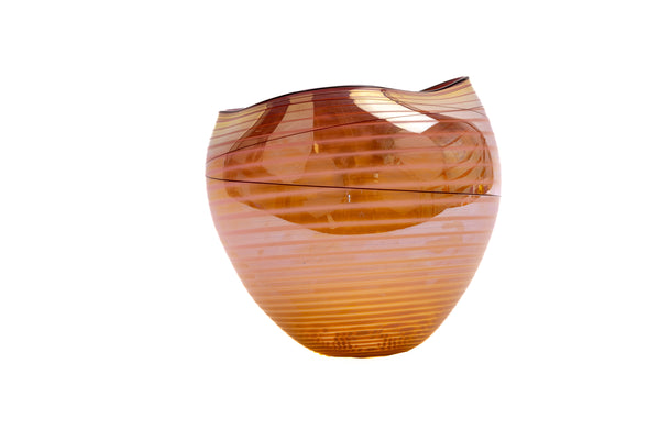 Dale Chihuly Coral Basket Signed 1998 Portland Press Handblown Glass