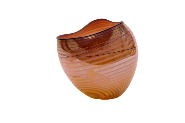 Dale Chihuly Coral Basket Signed 1998 Portland Press Handblown Glass