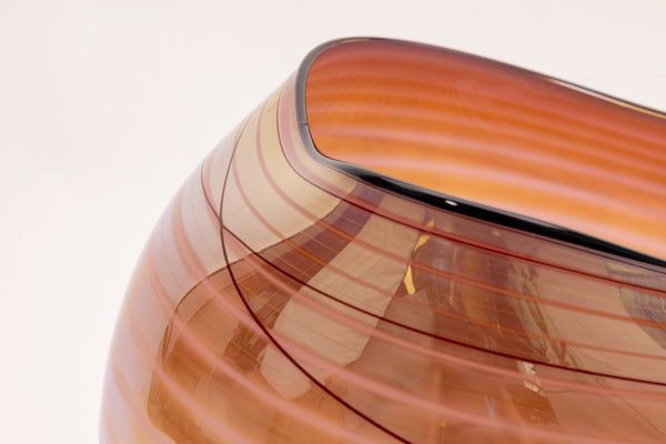 Dale Chihuly Coral Basket Signed 1998 Portland Press Handblown Glass