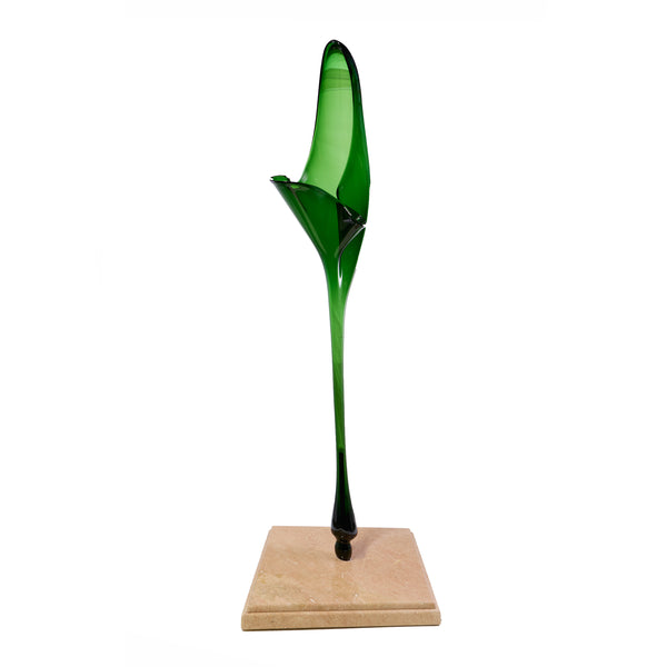 Dale Chihuly, Handblown Glass, Organic Abstract, 5 Foot Green Monumetal Installation