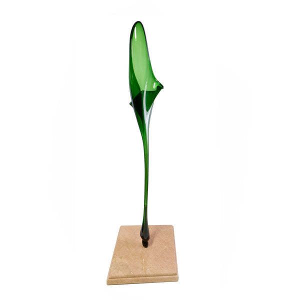Dale Chihuly, Handblown Glass, Organic Abstract, 5 Foot Green Monumetal Installation