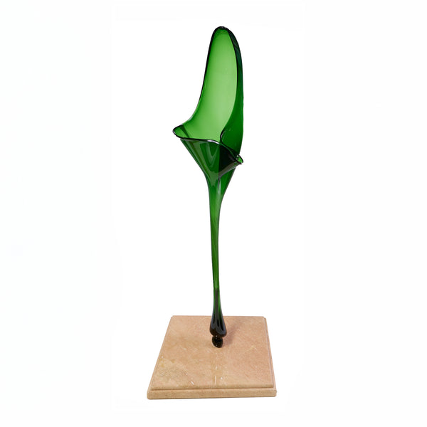 Dale Chihuly, Handblown Glass, Organic Abstract, 5 Foot Green Monumetal Installation
