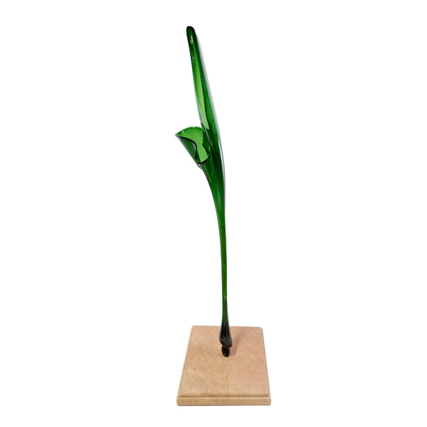 Dale Chihuly, Handblown Glass, Organic Abstract, 5 Foot Green Monumetal Installation