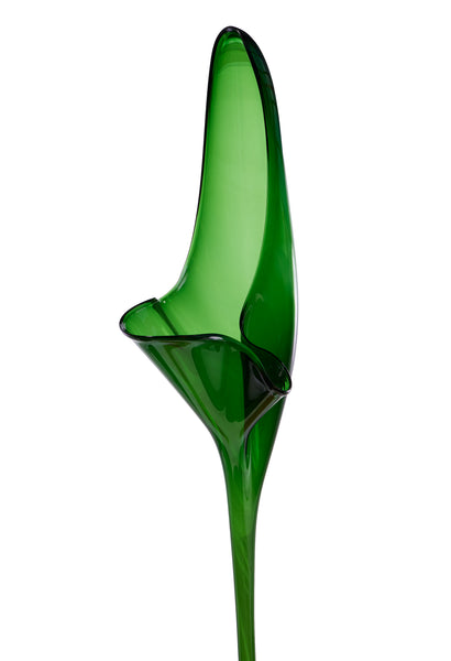 Dale Chihuly, Handblown Glass, Organic Abstract, 5 Foot Green Monumetal Installation