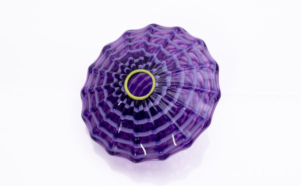 Dale Chihuly, Imperial Iris Persian, (1999) a hand-blown glass sculpture, signed 'Chihuly PP 99', measuring 7.5 x 13.75 x 11 inches