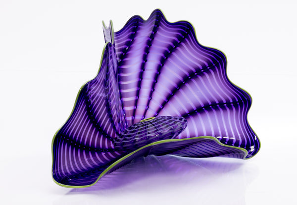 Dale Chihuly, Imperial Iris Persian, (1999) a hand-blown glass sculpture, signed 'Chihuly PP 99', measuring 7.5 x 13.75 x 11 inches