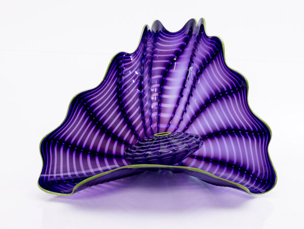 Dale Chihuly, Imperial Iris Persian, (1999) a hand-blown glass sculpture, signed 'Chihuly PP 99', measuring 7.5 x 13.75 x 11 inches