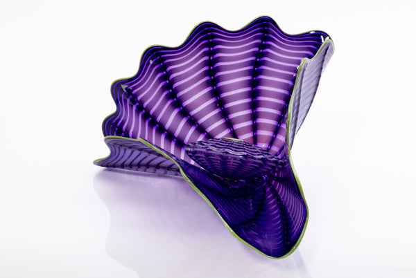 Dale Chihuly, Imperial Iris Persian, (1999) a hand-blown glass sculpture, signed 'Chihuly PP 99', measuring 7.5 x 13.75 x 11 inches