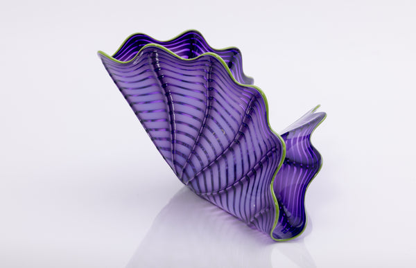 Dale Chihuly, Imperial Iris Persian, (1999) a hand-blown glass sculpture, signed 'Chihuly PP 99', measuring 7.5 x 13.75 x 11 inches