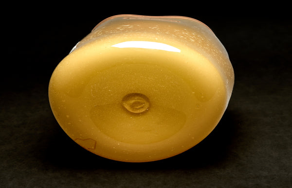 Dale Chihuly, 1980 Signed Indian Blanket Cylinder, Early Hand Blown Glass