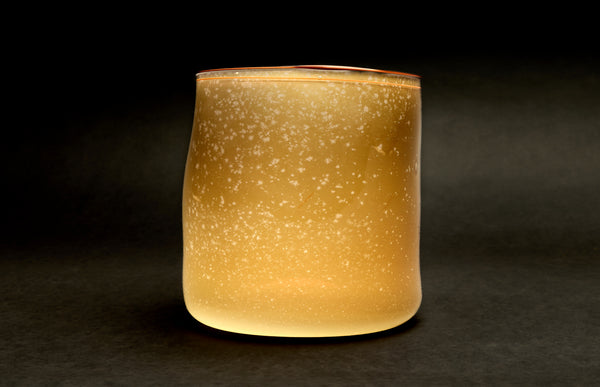 Dale Chihuly, 1980 Signed Indian Blanket Cylinder, Early Hand Blown Glass