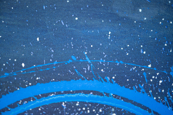 Dale Chihuly Midnight Blue Float 42x29 Signed Original Painting