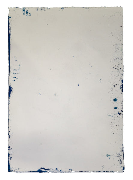 Dale Chihuly Midnight Blue Float 42x29 Signed Original Painting