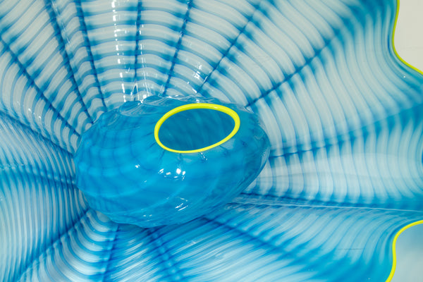 Dale Chihuly Misty Persian Pair 2009 Signed Portland Press Edition Handblown Glass