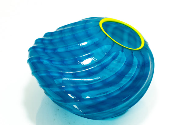 Dale Chihuly Misty Persian Pair 2009 Signed Portland Press Edition Handblown Glass