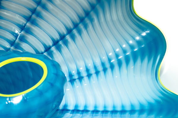 Dale Chihuly Misty Persian Pair 2009 Signed Portland Press Edition Handblown Glass