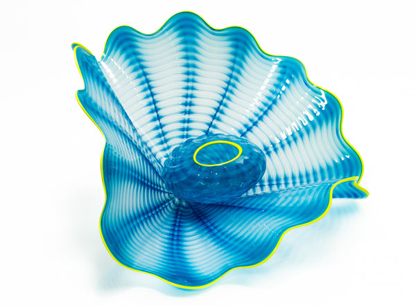 Dale Chihuly Misty Persian Pair 2009 Signed Portland Press Edition Handblown Glass