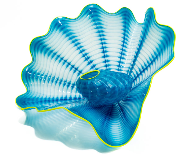 Dale Chihuly Misty Persian Pair 2009 Signed Portland Press Edition Handblown Glass