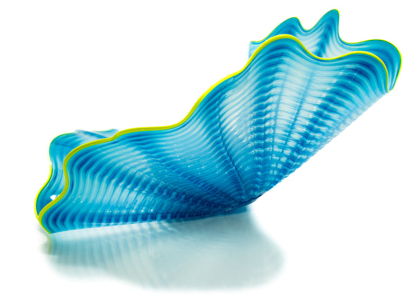 Dale Chihuly Misty Persian Pair 2009 Signed Portland Press Edition Handblown Glass