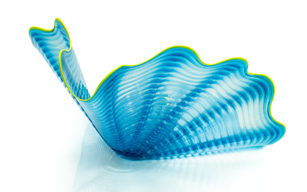 Dale Chihuly Misty Persian Pair 2009 Signed Portland Press Edition Handblown Glass