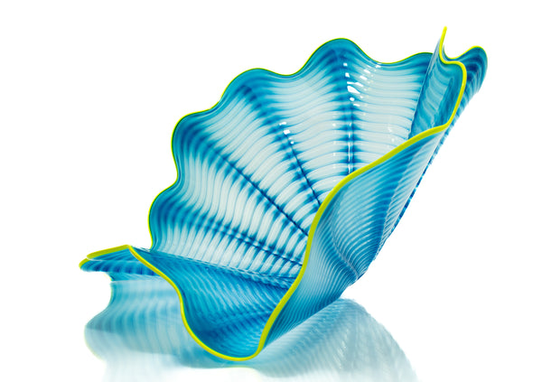 Dale Chihuly Misty Persian Pair 2009 Signed Portland Press Edition Handblown Glass