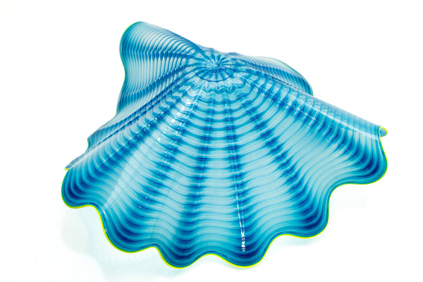 Dale Chihuly Misty Persian Pair 2009 Signed Portland Press Edition Handblown Glass