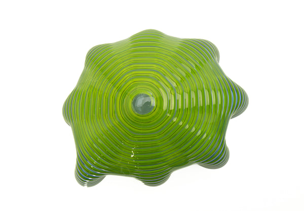 Dale Chihuly Neptune Blue Seaform Sold Out 2011 Portland Press Signed Handblown Glass