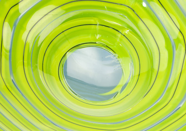 Dale Chihuly Neptune Blue Seaform Sold Out 2011 Portland Press Signed Handblown Glass