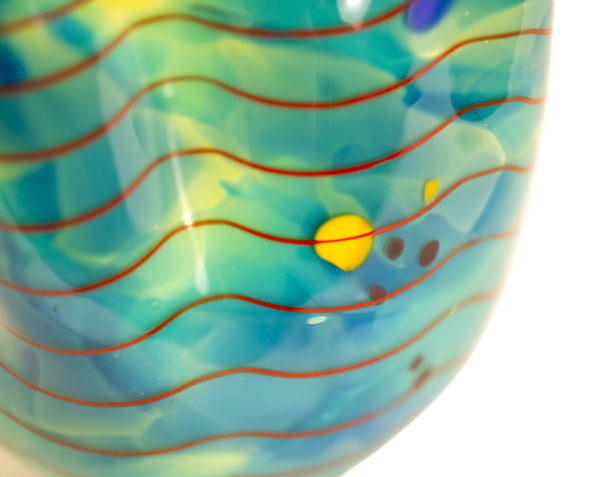 Dale Chihuly Ocean Macchia Sold Out Portland Press 2002 Signed Hand Blown Glass