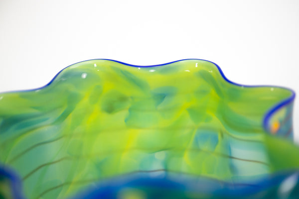 Dale Chihuly Ocean Macchia Sold Out Portland Press 2002 Signed Hand Blown Glass