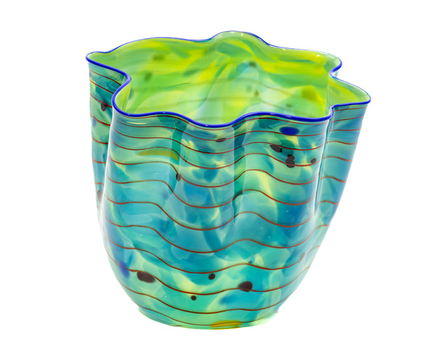 Dale Chihuly Ocean Macchia Sold Out Portland Press 2002 Signed Hand Blown Glass