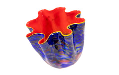 Dale Chihuly Blue and Red Pacific Sunrise Macchia Signed PP 2006 Hand Blown Glass