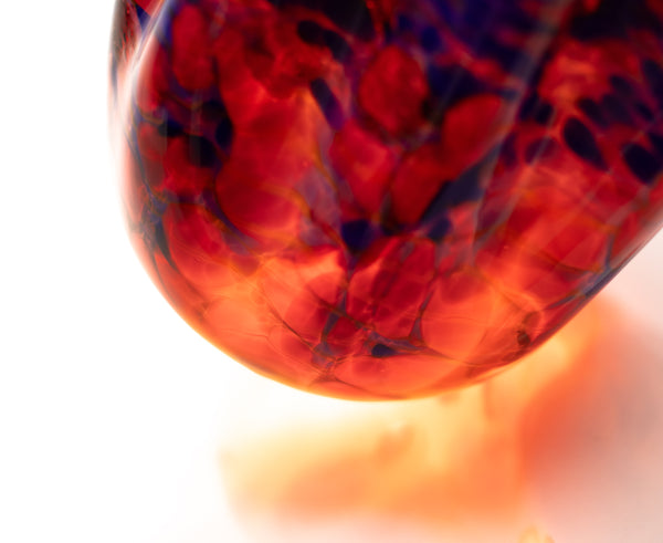 Dale Chihuly Blue and Red Pacific Sunrise Macchia Signed PP 2006 Hand Blown Glass