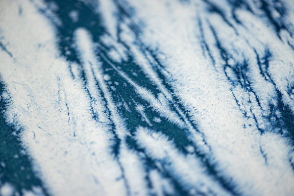 Dale Chihuly Original Acrylic on Paper Signed Painting Aegean Blue Reeds 42x30 Inches