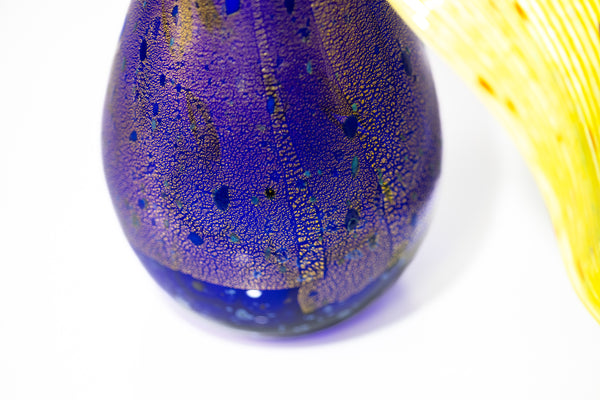 Dale Chihuly Purple Philodendron Ikebana 2002 Signed Portland Press Handblown Glass