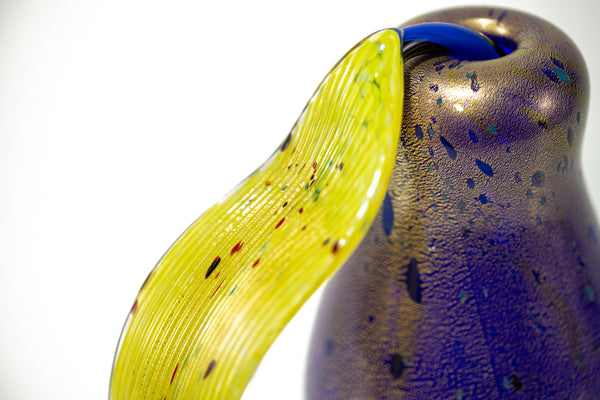 Dale Chihuly Purple Philodendron Ikebana 2002 Signed Portland Press Handblown Glass