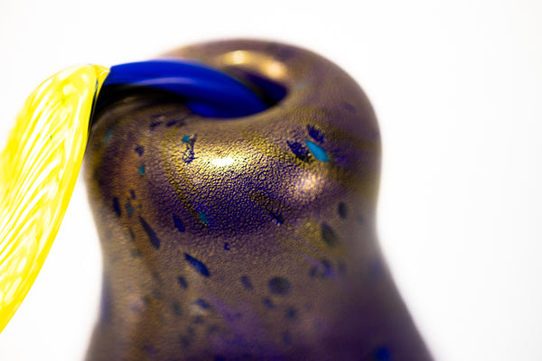 Dale Chihuly Purple Philodendron Ikebana 2002 Signed Portland Press Handblown Glass