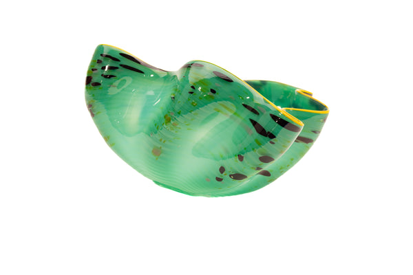 Dale Chihuly Signed Seagreen Macchia Pair Hand-Blown Glass Sold Out Portland Press Edition