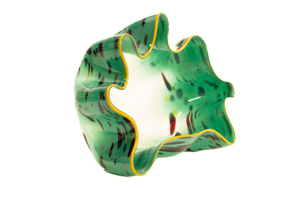 Dale Chihuly Signed Seagreen Macchia Pair Hand-Blown Glass Sold Out Portland Press Edition