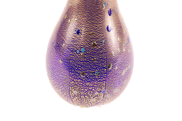 Dale Chihuly Iridescent Violet Philodendron Signed Handblown Glass Vase