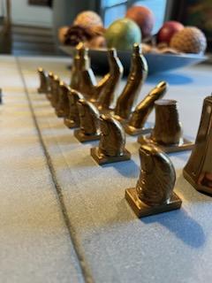Salvador Dali Chess Set 32 Piece Bronze Sculpture Signed Edition of 225