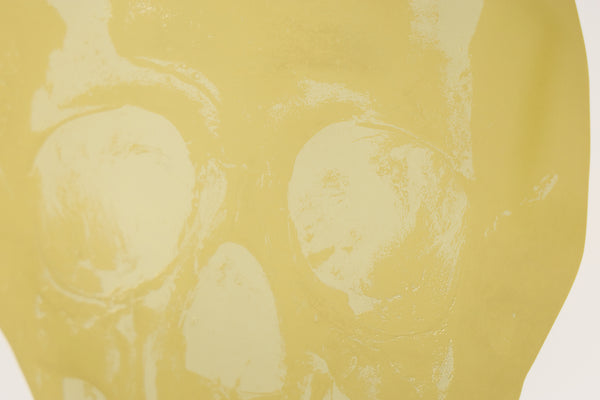 Damien Hirst, Death or Glory, Gold Skull Foil Block Edition of 2