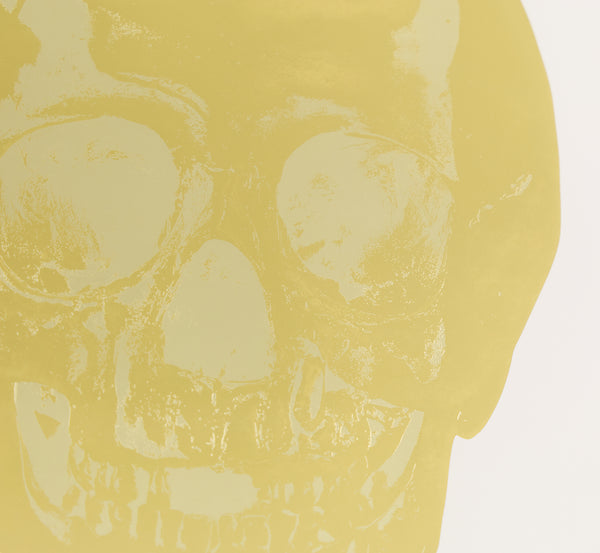 Damien Hirst, Death or Glory, Gold Skull Foil Block Edition of 2