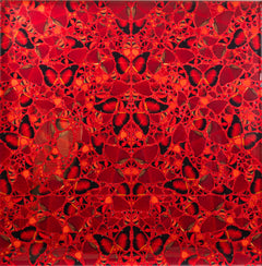 Damien Hirst Empresses: Theodora Red Butterfly Limited Edition Giclee 2022