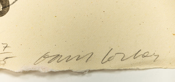 David Hockney Ann Combing Her Hair Signed Lithograph Edition of 75