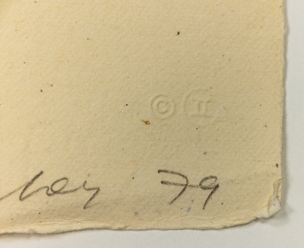 David Hockney Ann Combing Her Hair Signed Lithograph Edition of 75