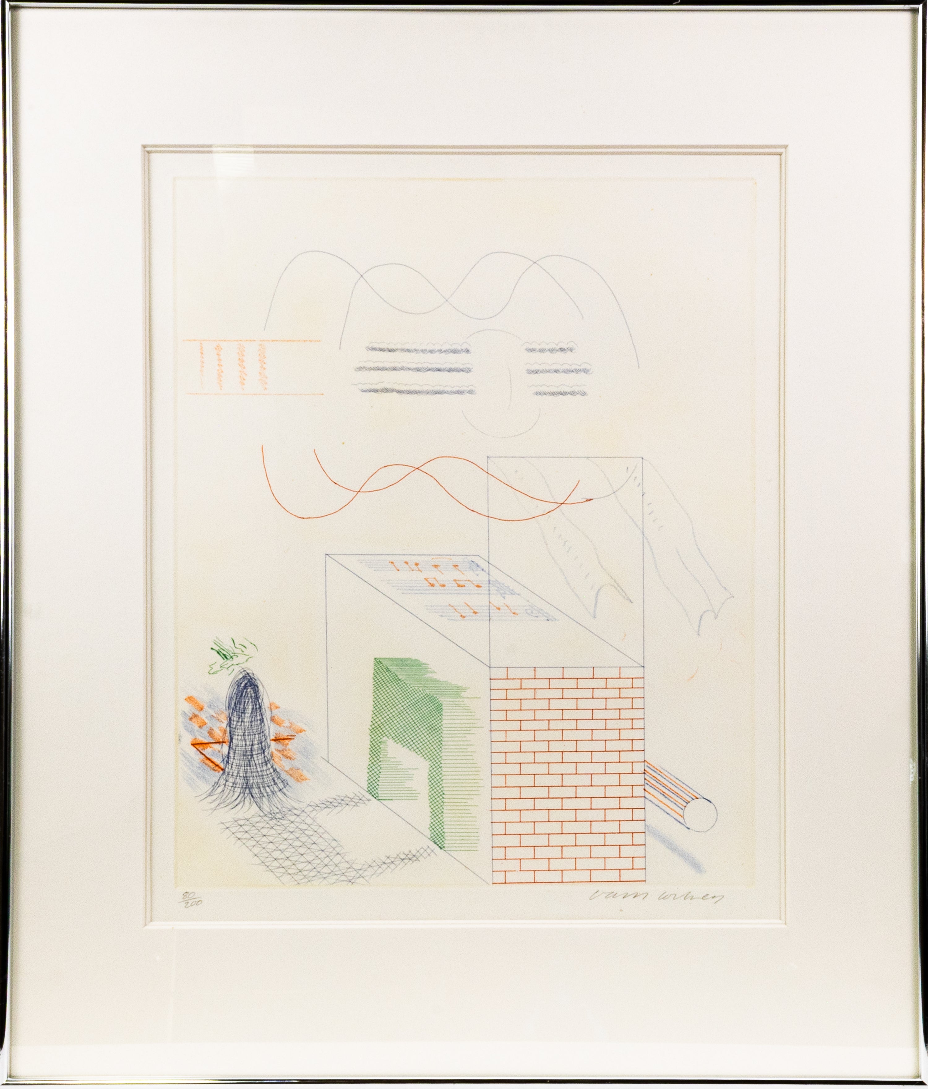 DAVID HOCKNEY/額装作品 David Hockney / Original Signed COA / Limited Numbered