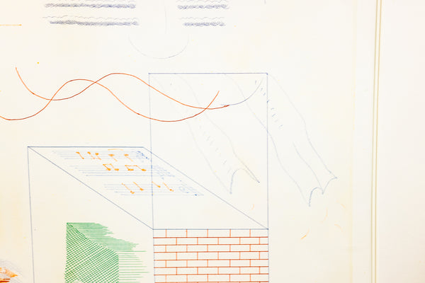 David Hockney Serinade Etching Edition of 200 From The Blue Guitar Series